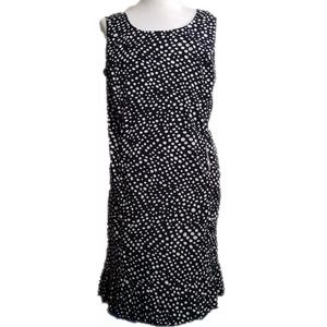 Black and white Polka Dress
